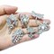 24 Pieces Shining Rhinestone Crystal Brooches Pins DIY Wedding Bouquet Kit (A)